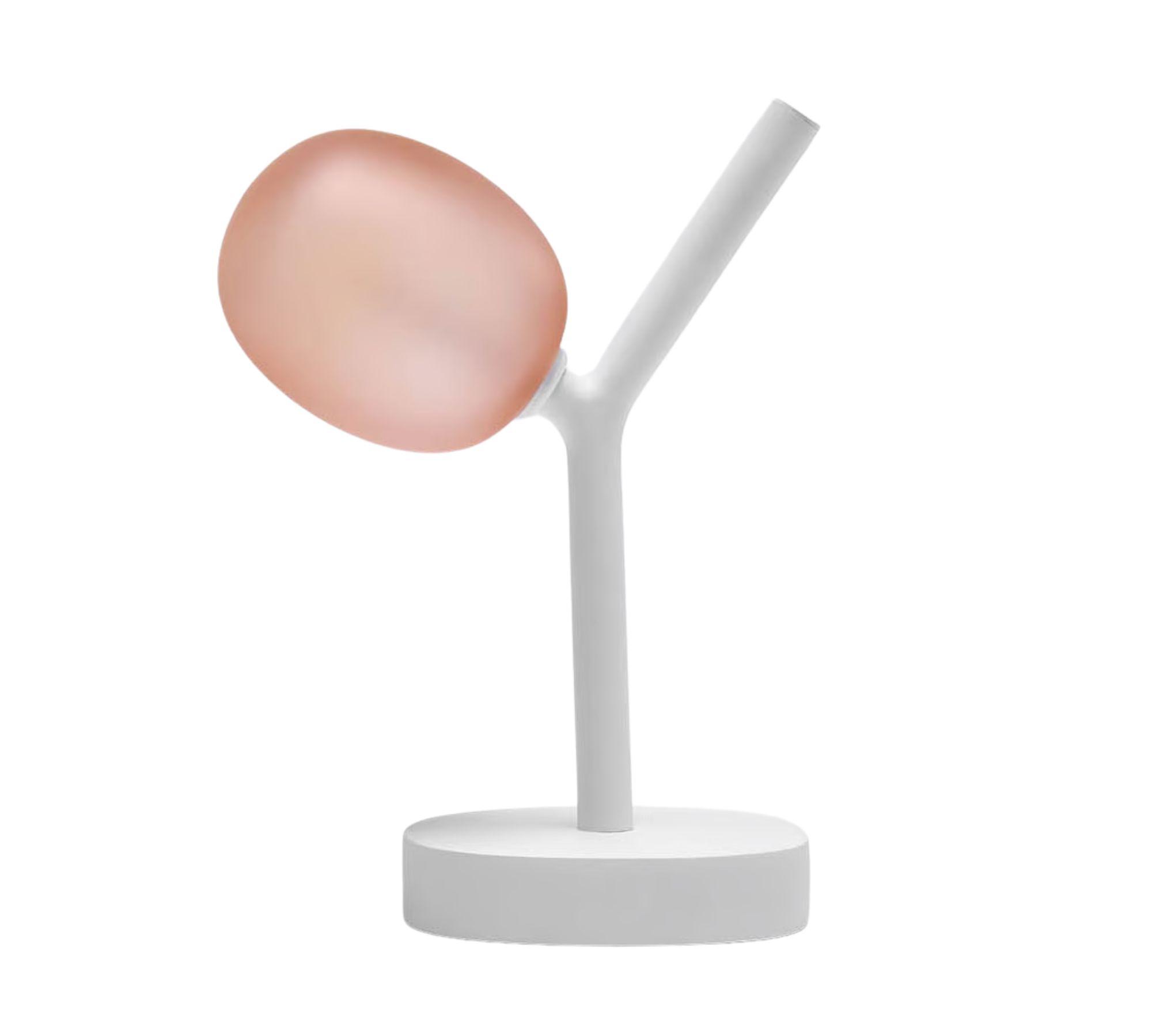 Ivy Battery Table Lamp Metal White 1