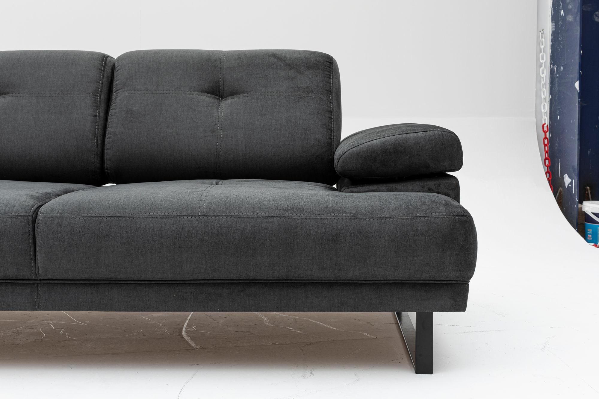 Mustang Sofa Charcoal 6