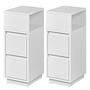 Dagiri Set of 2 Nightstands White 0
