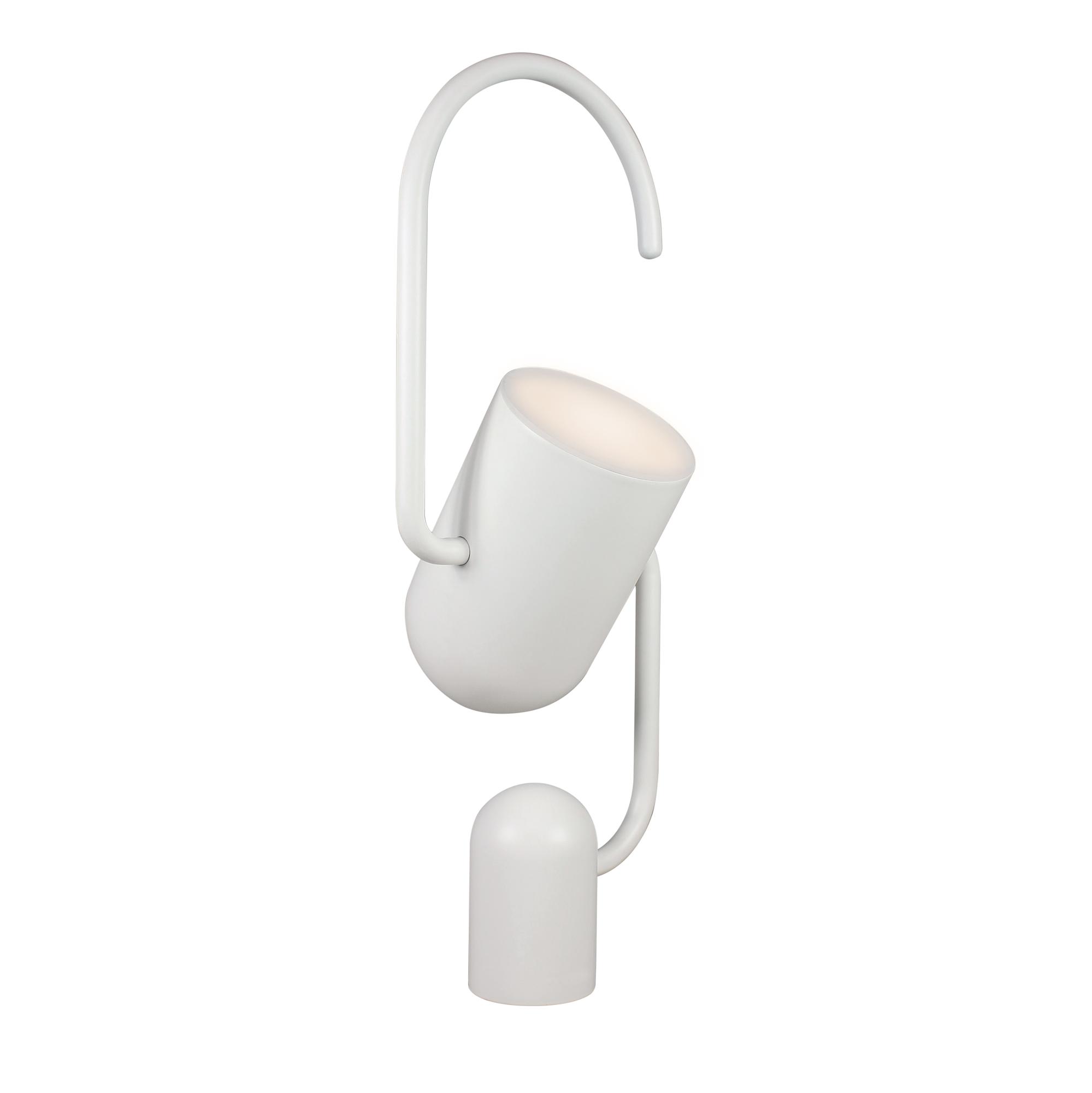 Grab Leuchte Tragbar mit Mini-USB-Anschluss Weiß 1