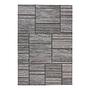 Phoenix 112 Kurzflorteppich Webstoff Grau 80 x 150 cm 0