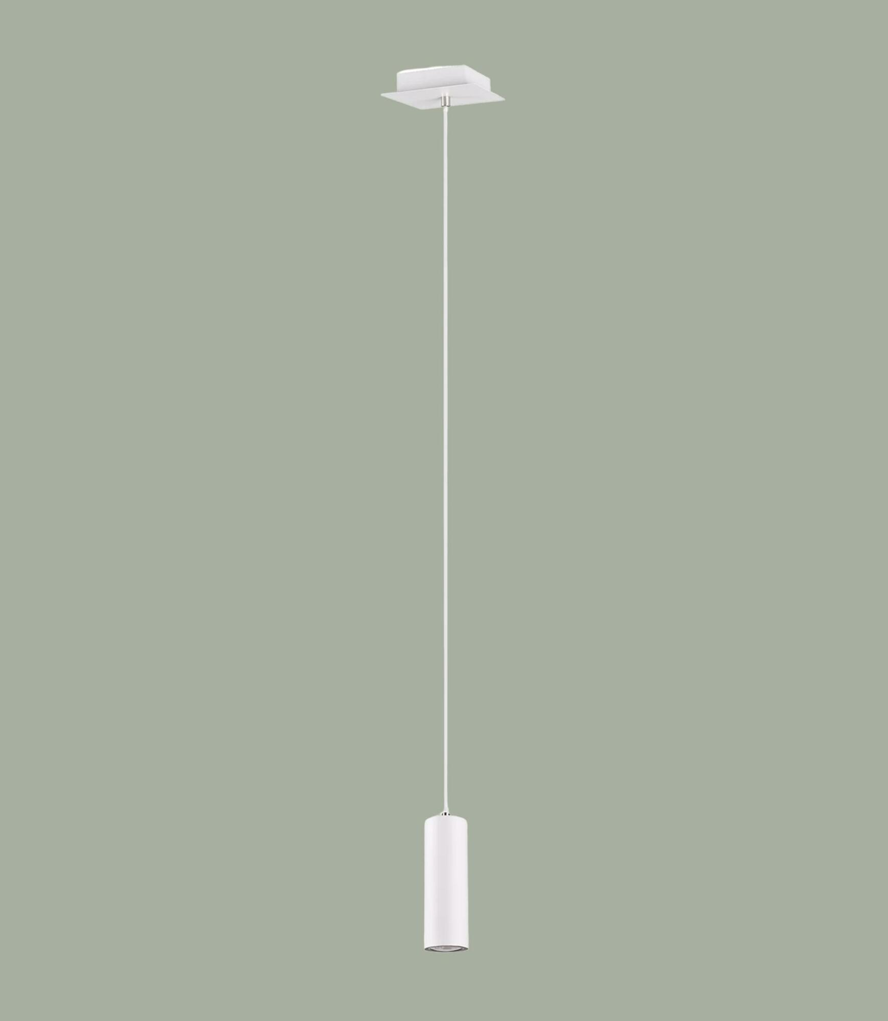 Pendant lamp Marley I Iron 1-light White 1