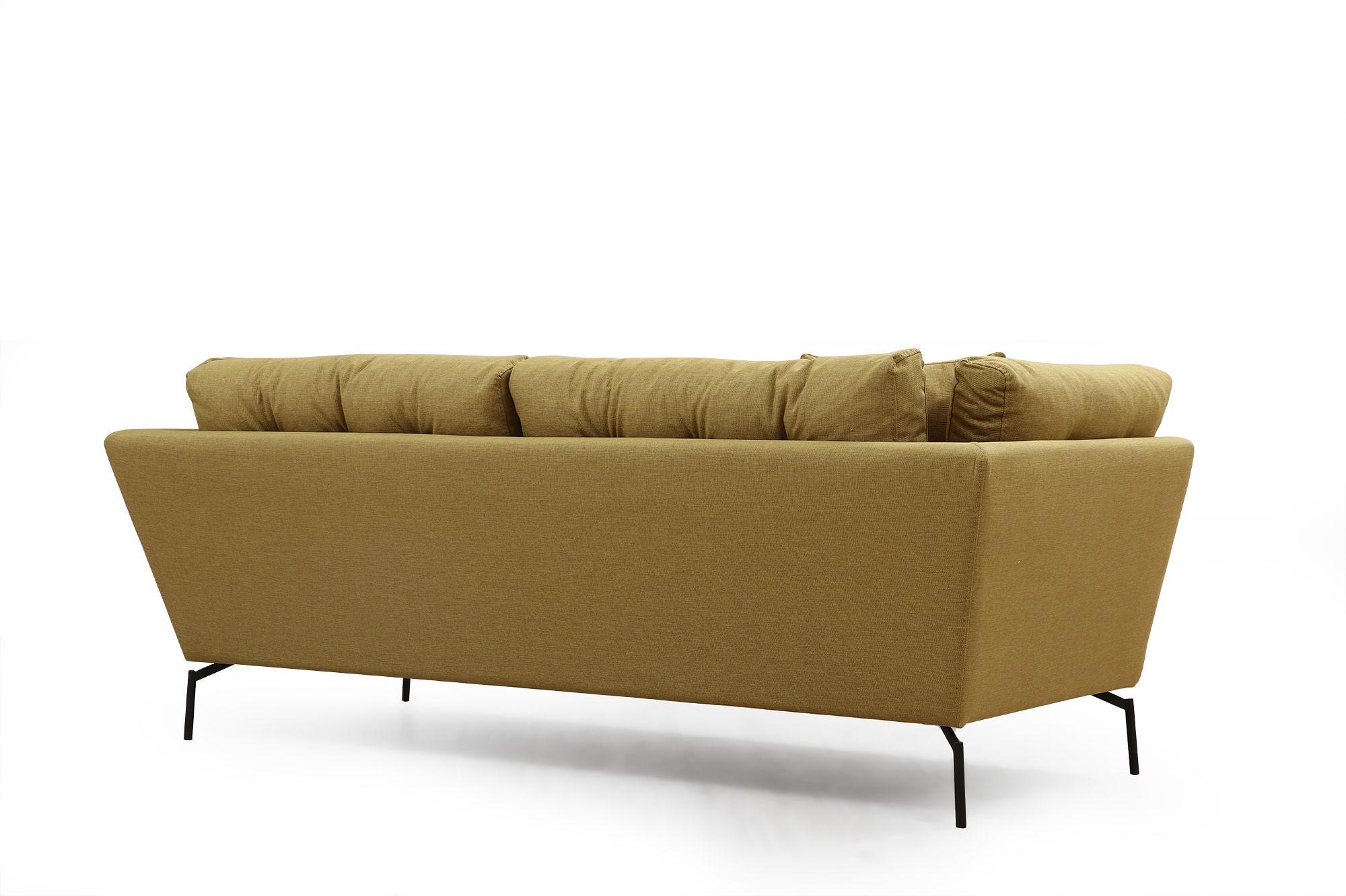 Mapa 3-Seater Sofa Greenish Yellow 5