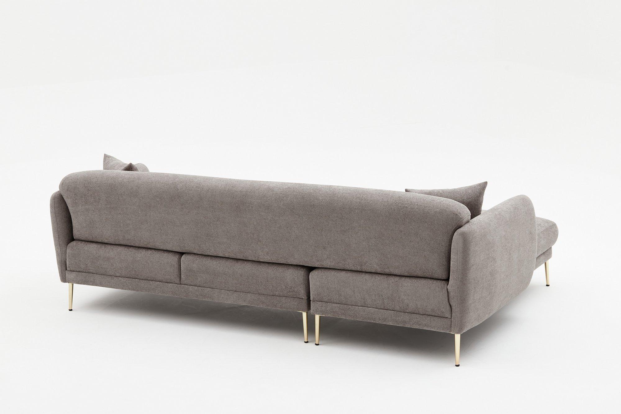 Simena Sofa Récamiere Links Grau 7