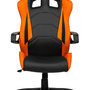 Game Pro Drehstuhl Kunstleder Schwarz Orange 1