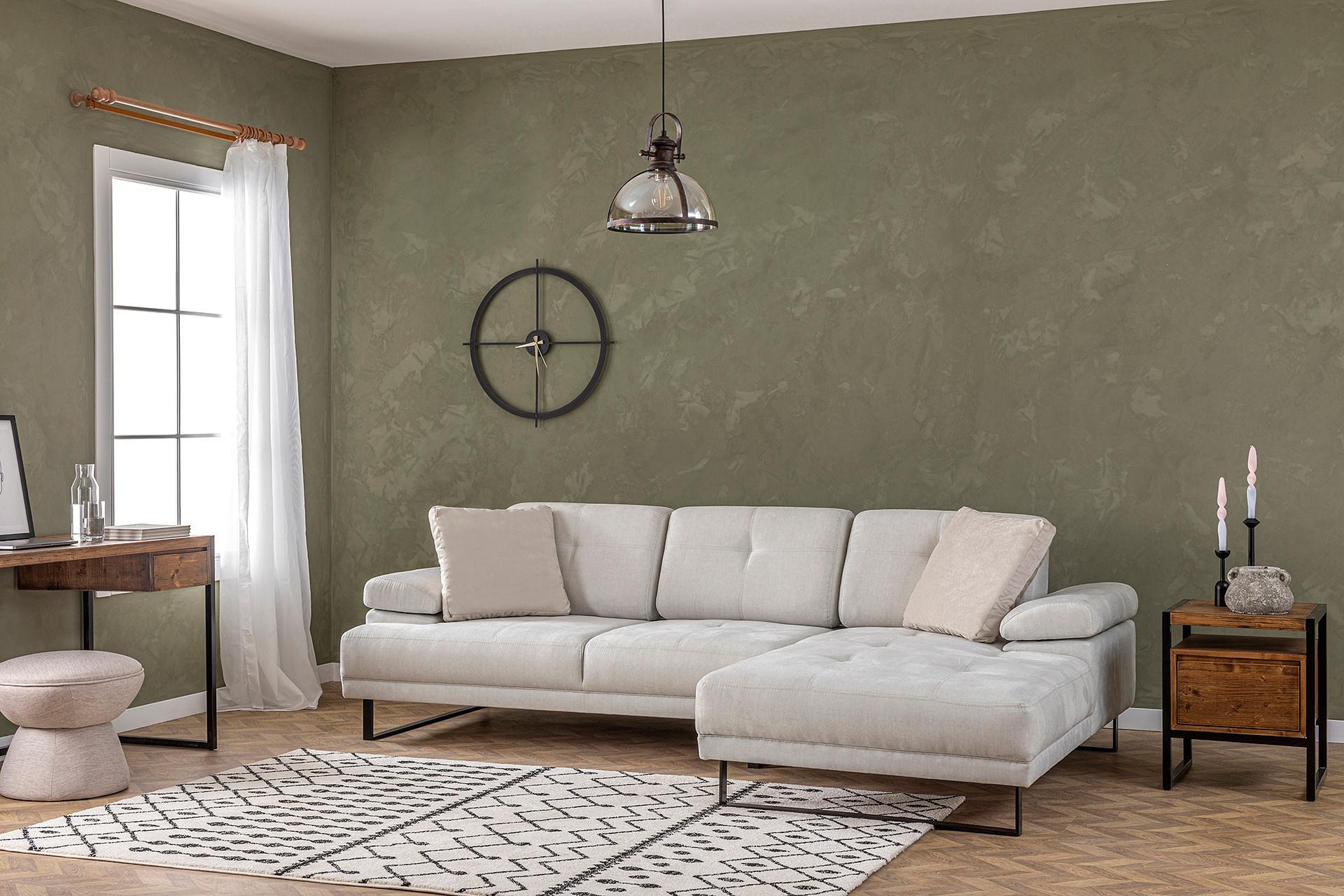 Mustang Sofa S Récamiere Rechts Beige 1