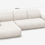 Valrossen Schlafsofa Bouclé Ivory  3