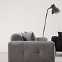 Athena 3-Seater Sofa Bed Light Grey 6