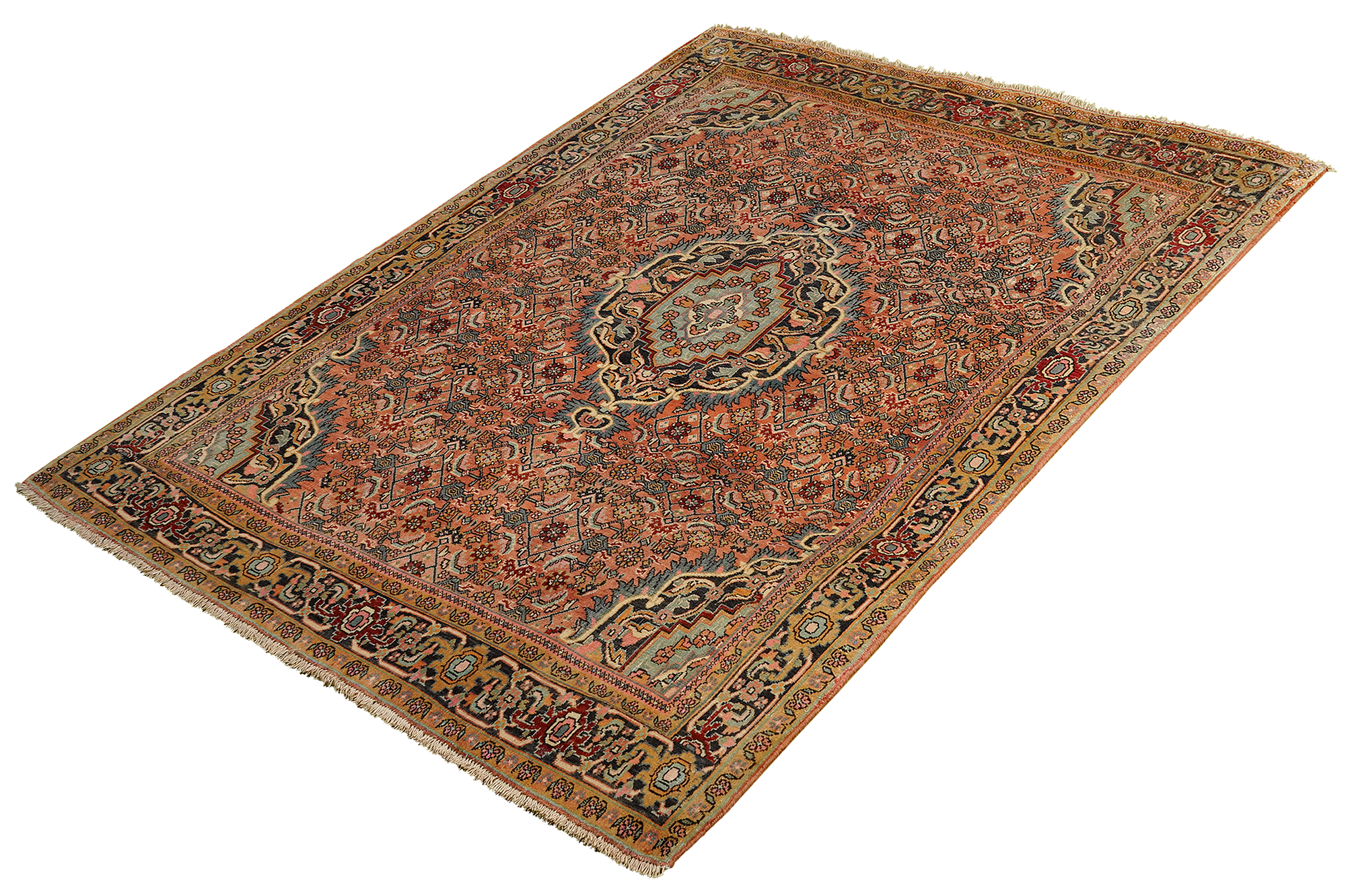 Heritage Teppich Wolle Braun 3