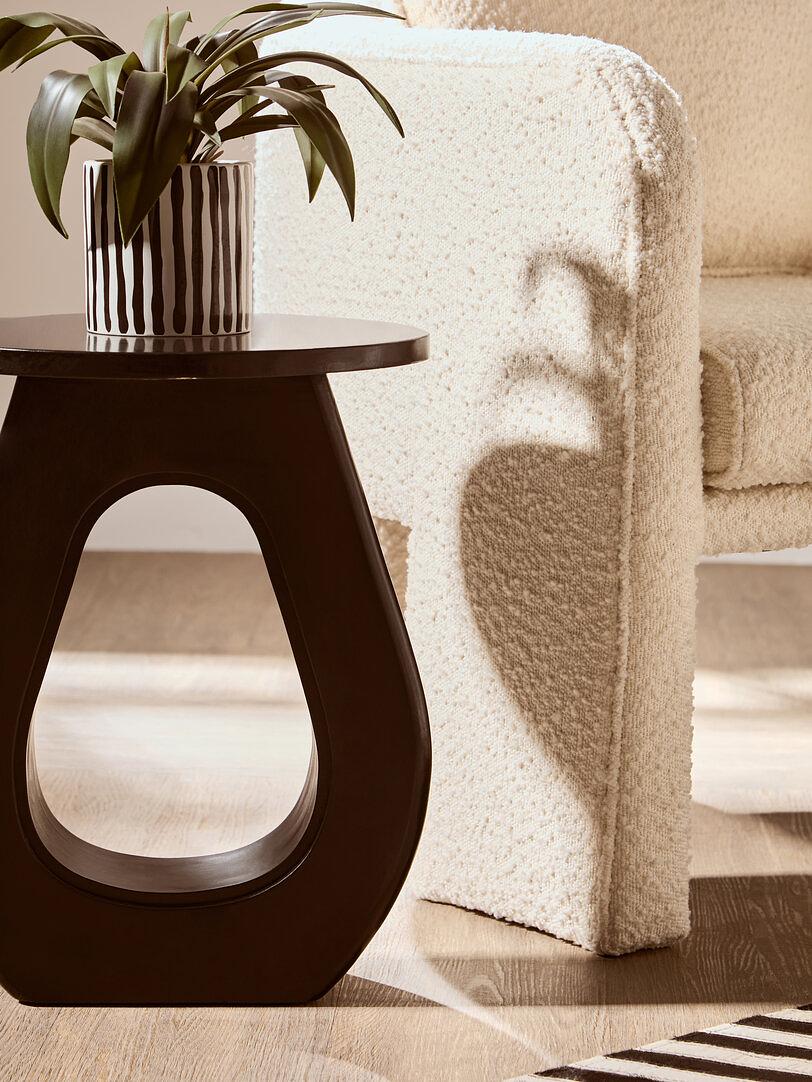 Walsa Side Table Mango Wood Black 4