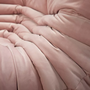 Togo Divano Angolare Velluto Rosa Chiaro 9