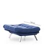 Misa Sofa 1-Sitzer Navy Blau 9