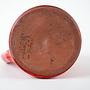Decorative Cup Ceramic Red 1960s 5