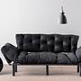 Nitta Triple Schlafsofa 3-Sitzer Schwarz 2