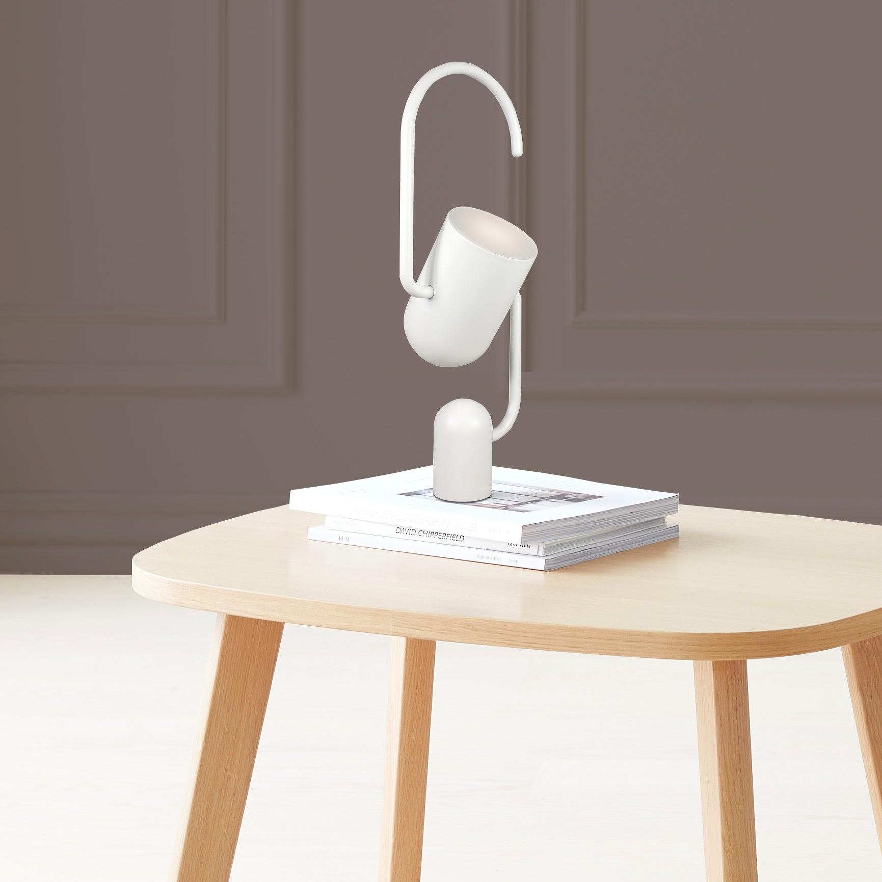 Lampada portatile Grab con porta Mini-USB Bianca 2