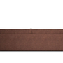 Offset 3 Seater Sofa Holz Textil Rot 2