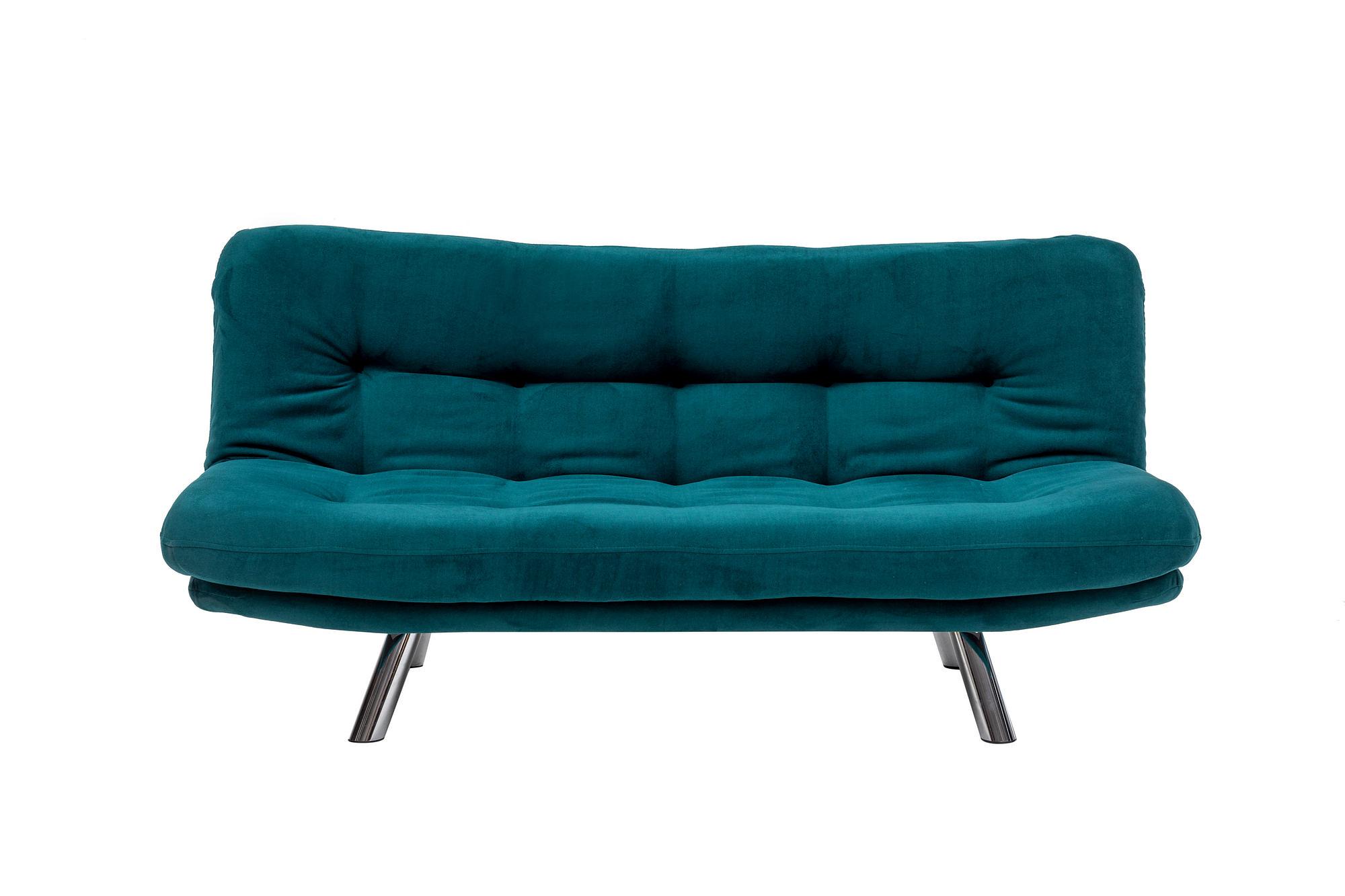Misa Small Sofa 3-seater petrol green 0
