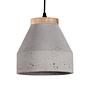 Pendant lamp Tristan Solid oak concrete Ø 20cm 0