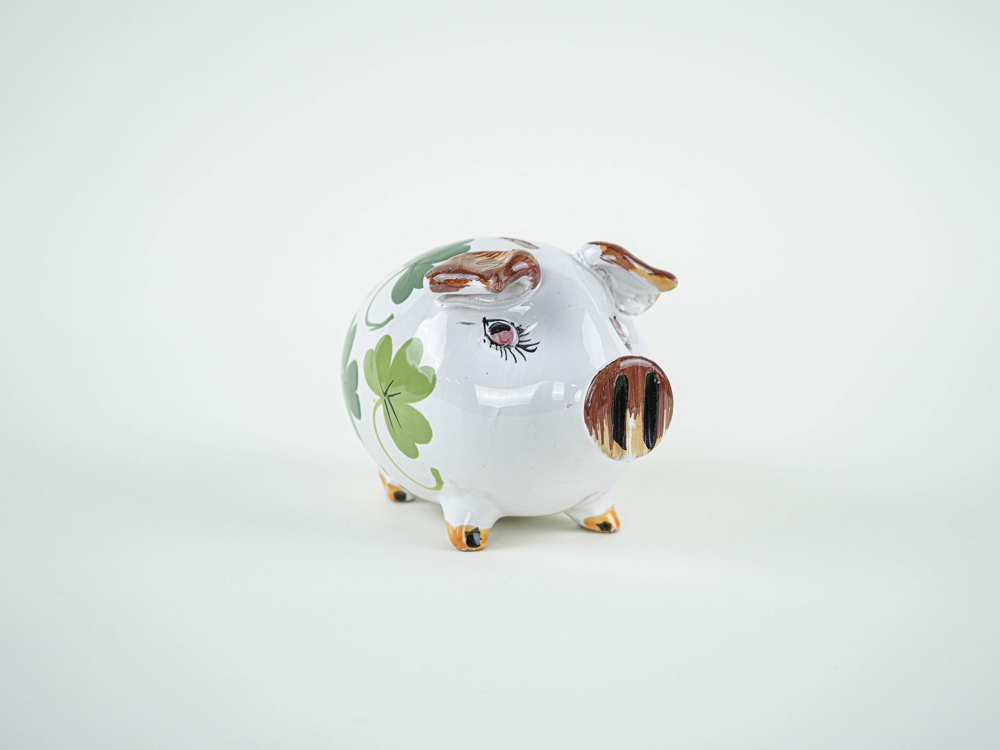 Ceramic piggy bank 1970s 2