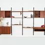Wall shelf Teak wood 1960s 2
