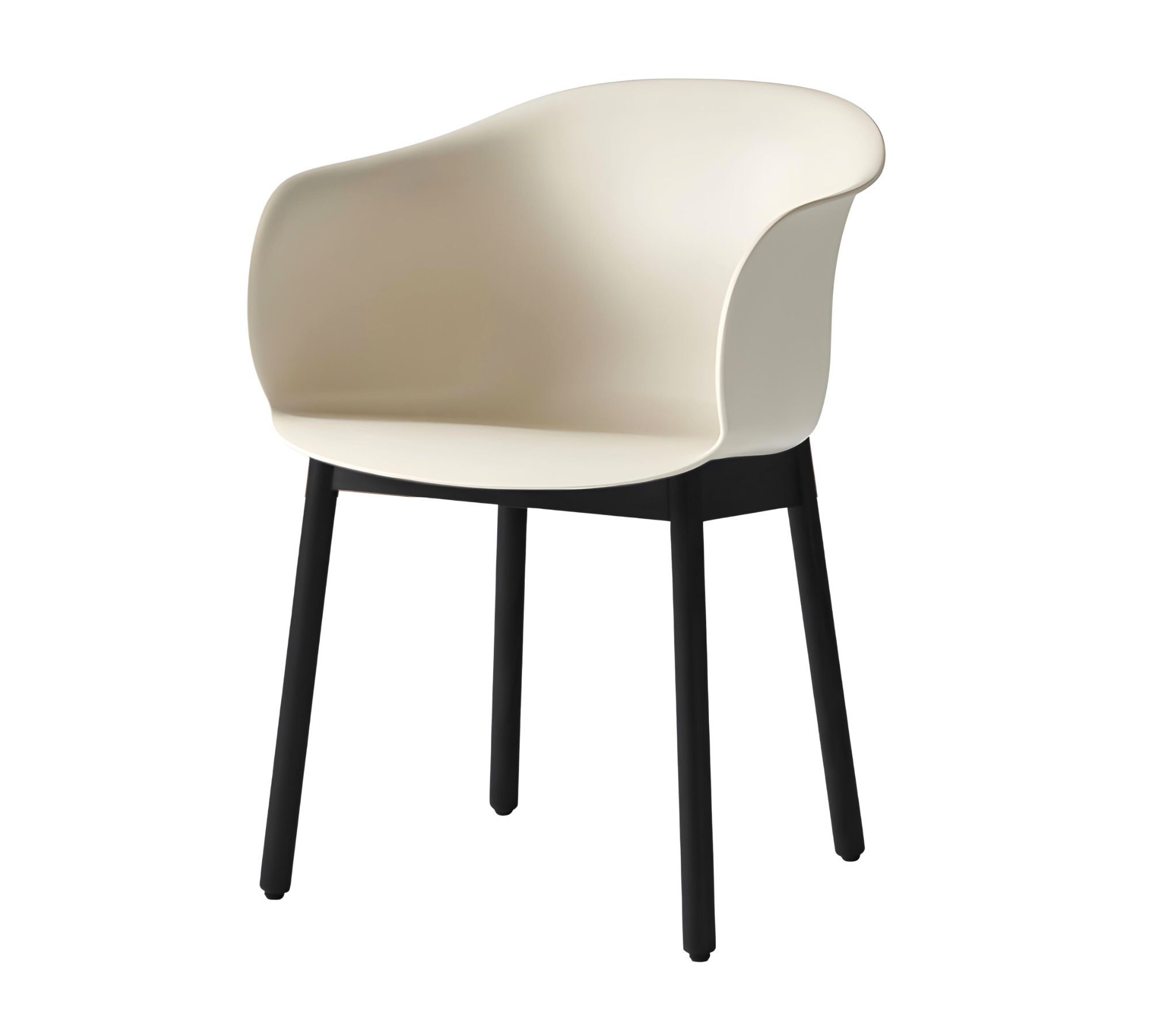 Elefy JH30 Armchair Plastic Wood Beige 0