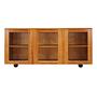 Display cabinet pine wood 1980s 0