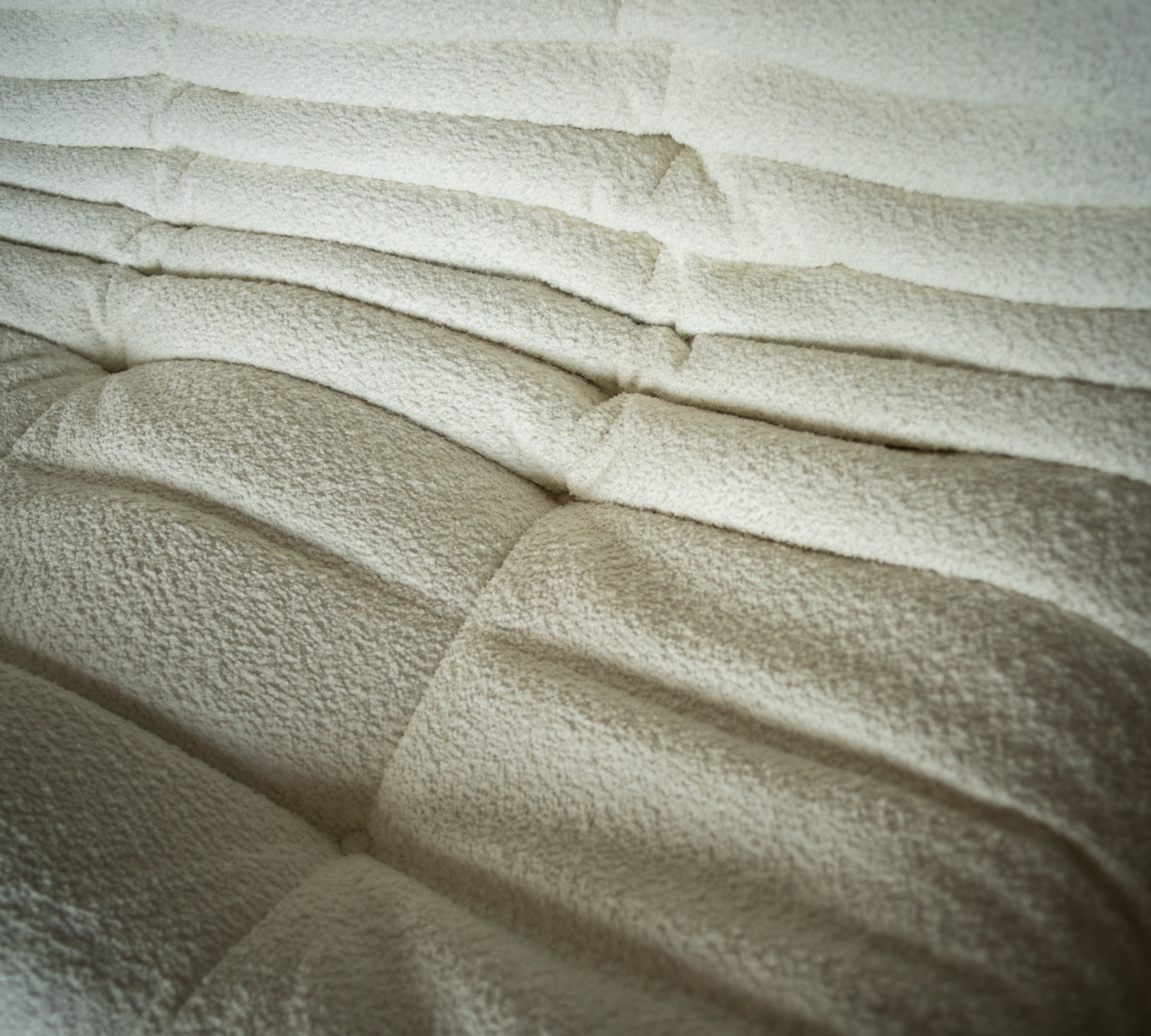 Togo Lounge Set 3-pc. Bouclé White 5