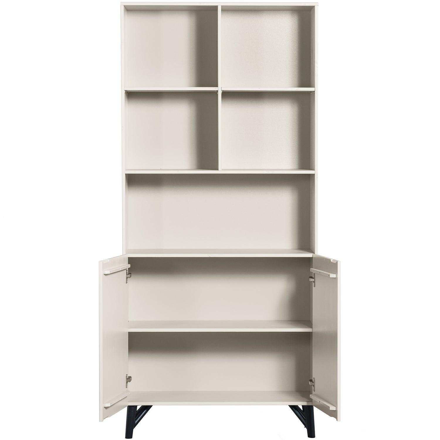 Miller 2-Türiges Regal mit Schrank 4