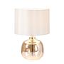 Loster Glass Table Lamp Cotton Fabric 1-light 1