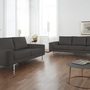 Lexgaard Sofa 2-Sitzer Leder Metall Braun 1