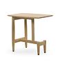 NOA Sofa Side Table Teak Wood Brown 0