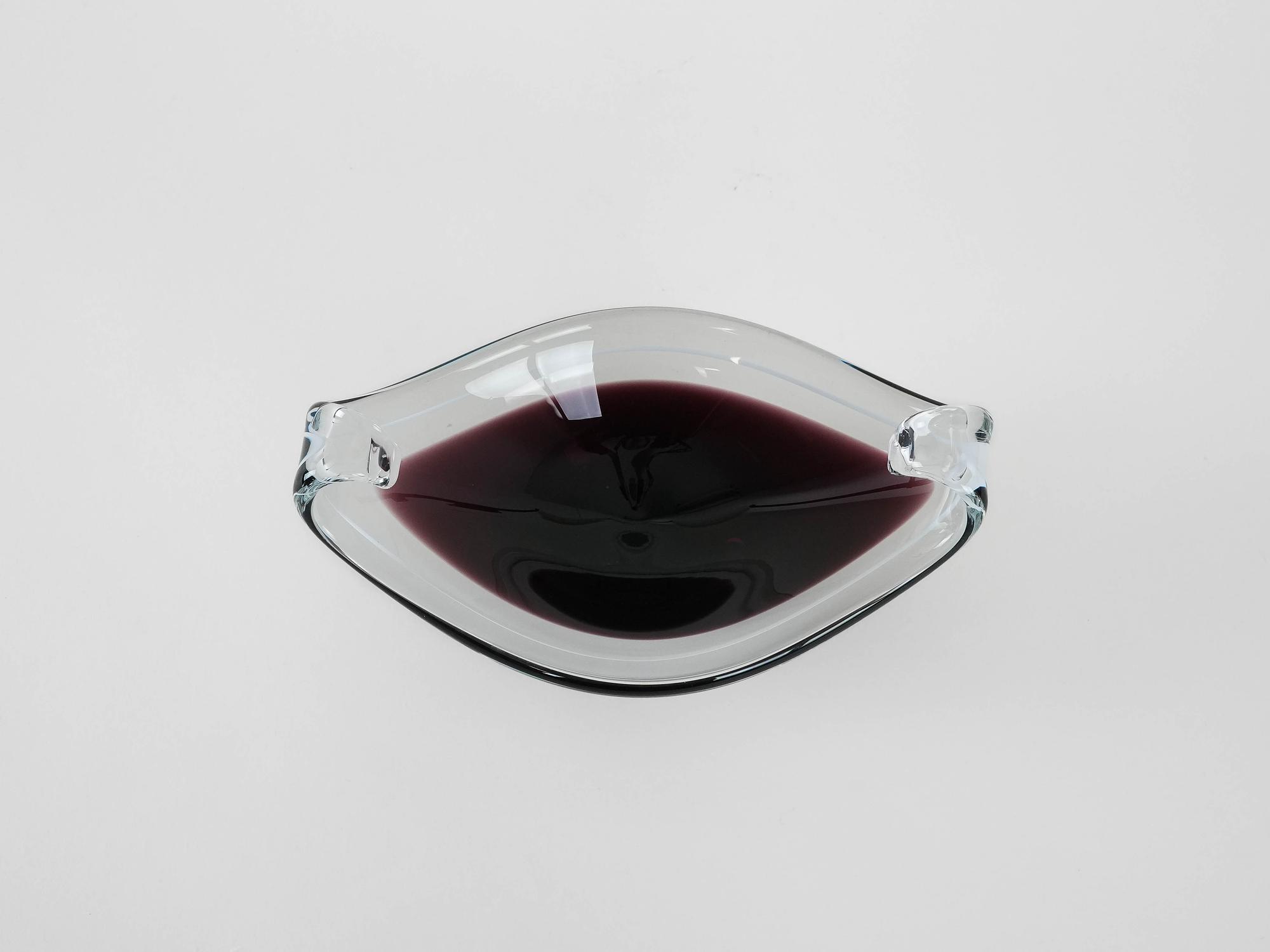 Plate Murano glass 1950s 4