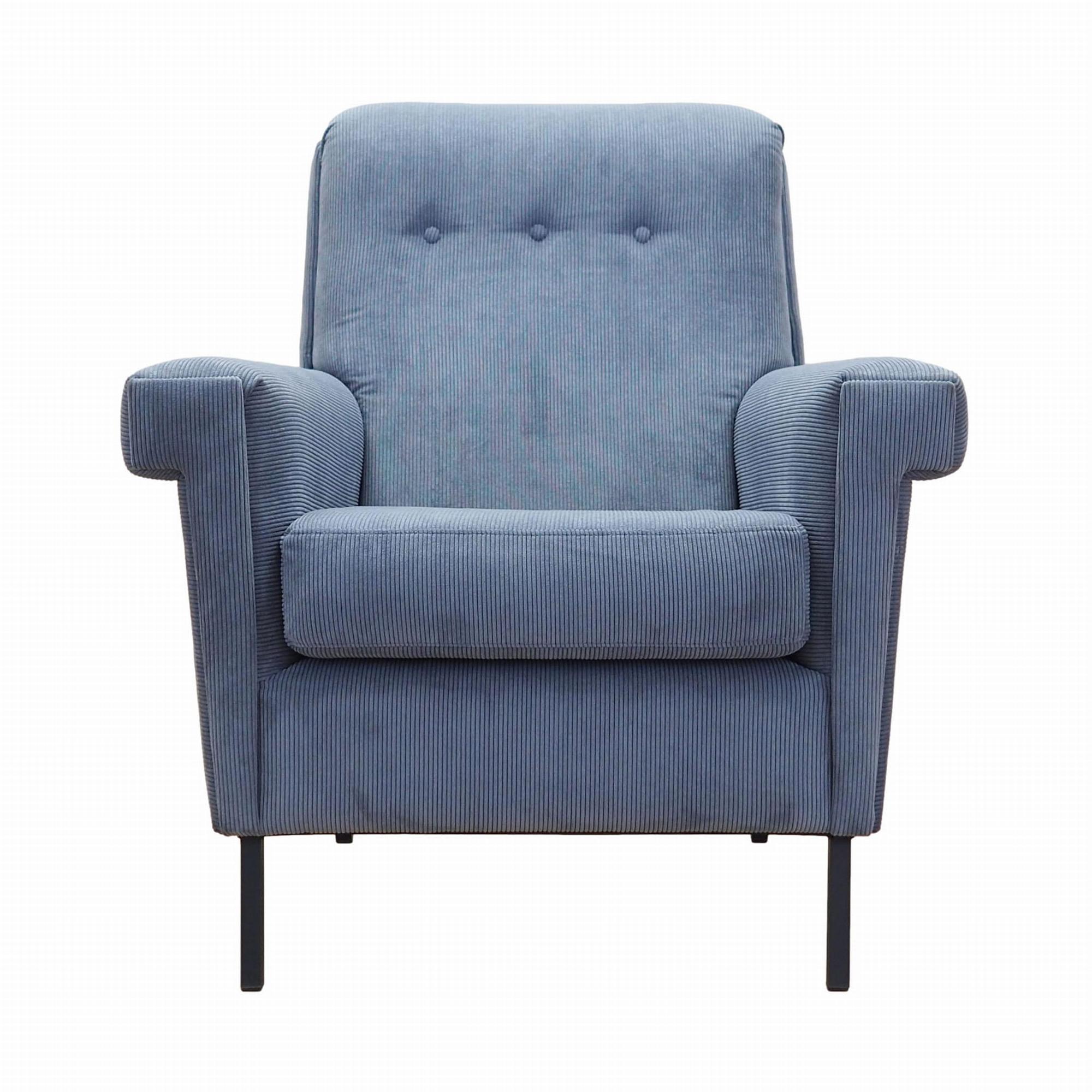 Armlehnsessel Blau 1970er Jahre 0