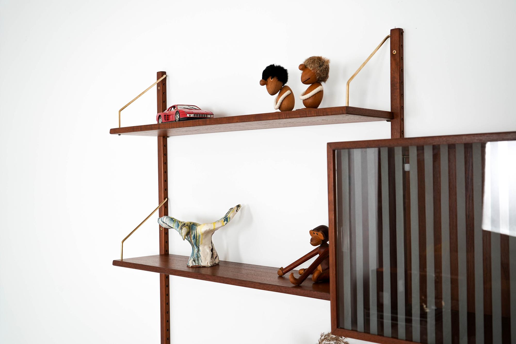 Modulares Teak-Regalsystem 60er Jahre Hansen & Guldborg 9