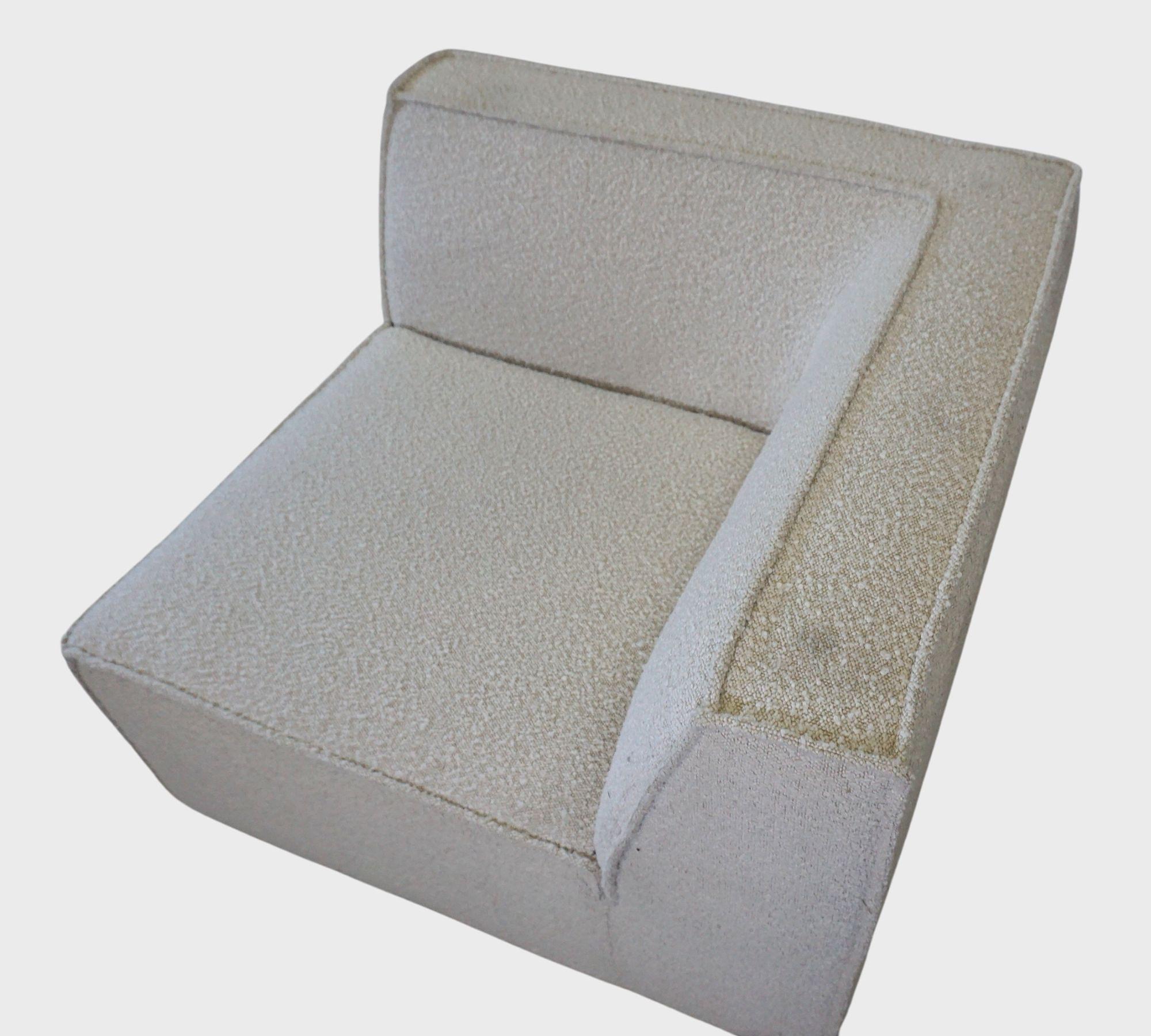 Dane 1-Sitzer Eckmodul Links Maya Cream 8