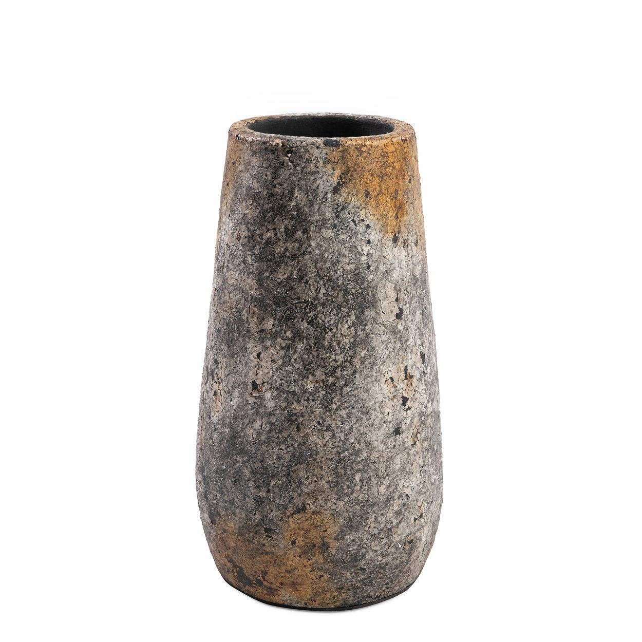 Spooky Vase Keramik Grau 0