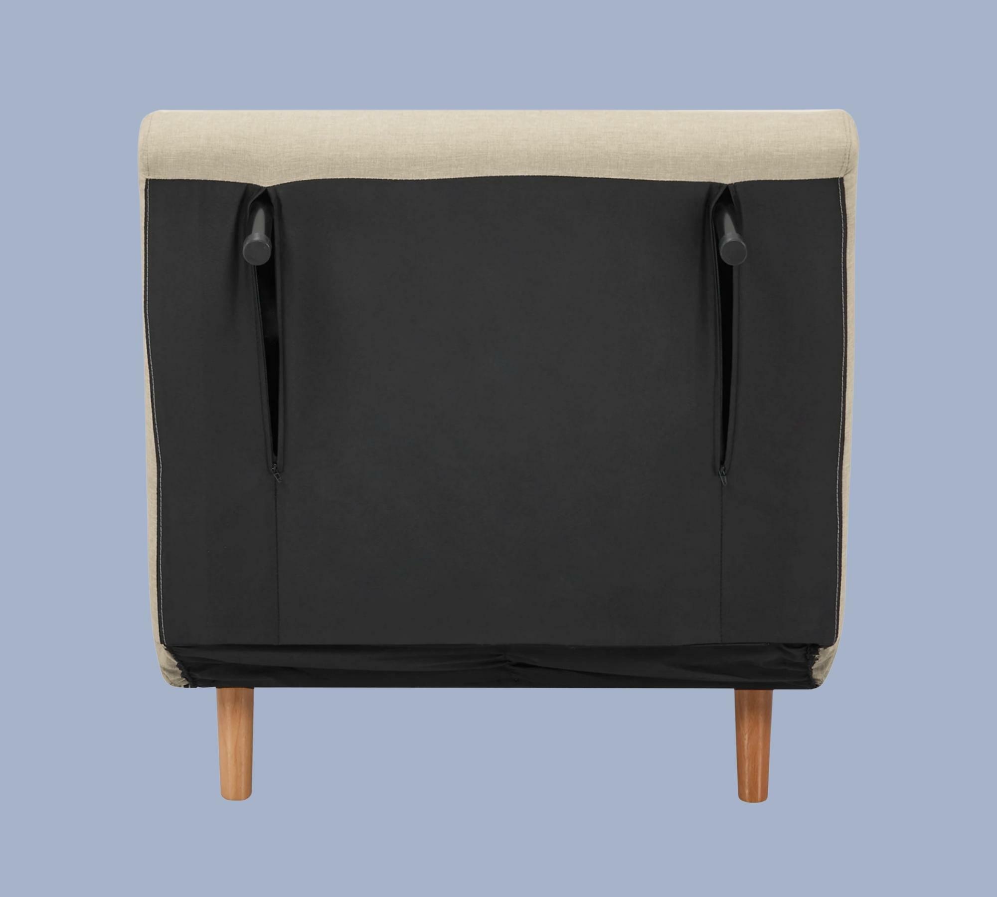 Schlafsessel Webstoff Beige 5