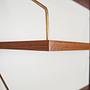 Teak shelf brown 1960s 9