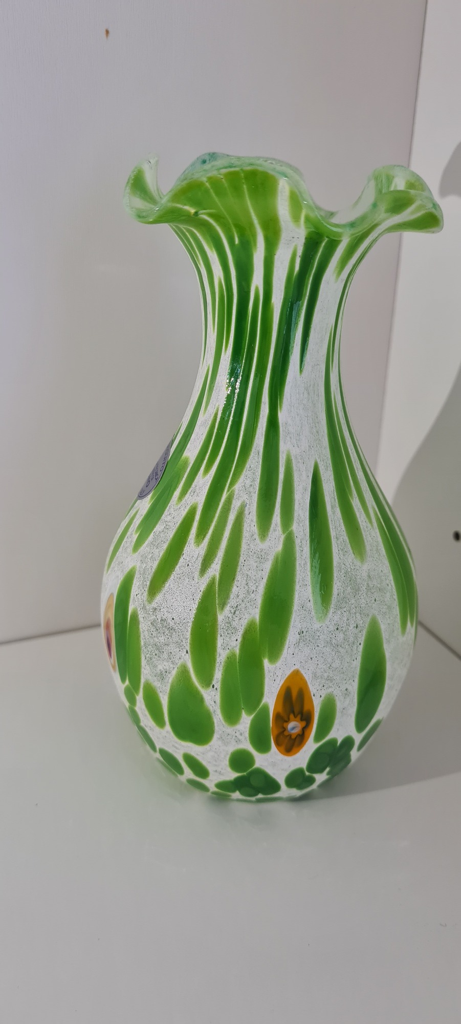 Vase Muranoglas Grün 2