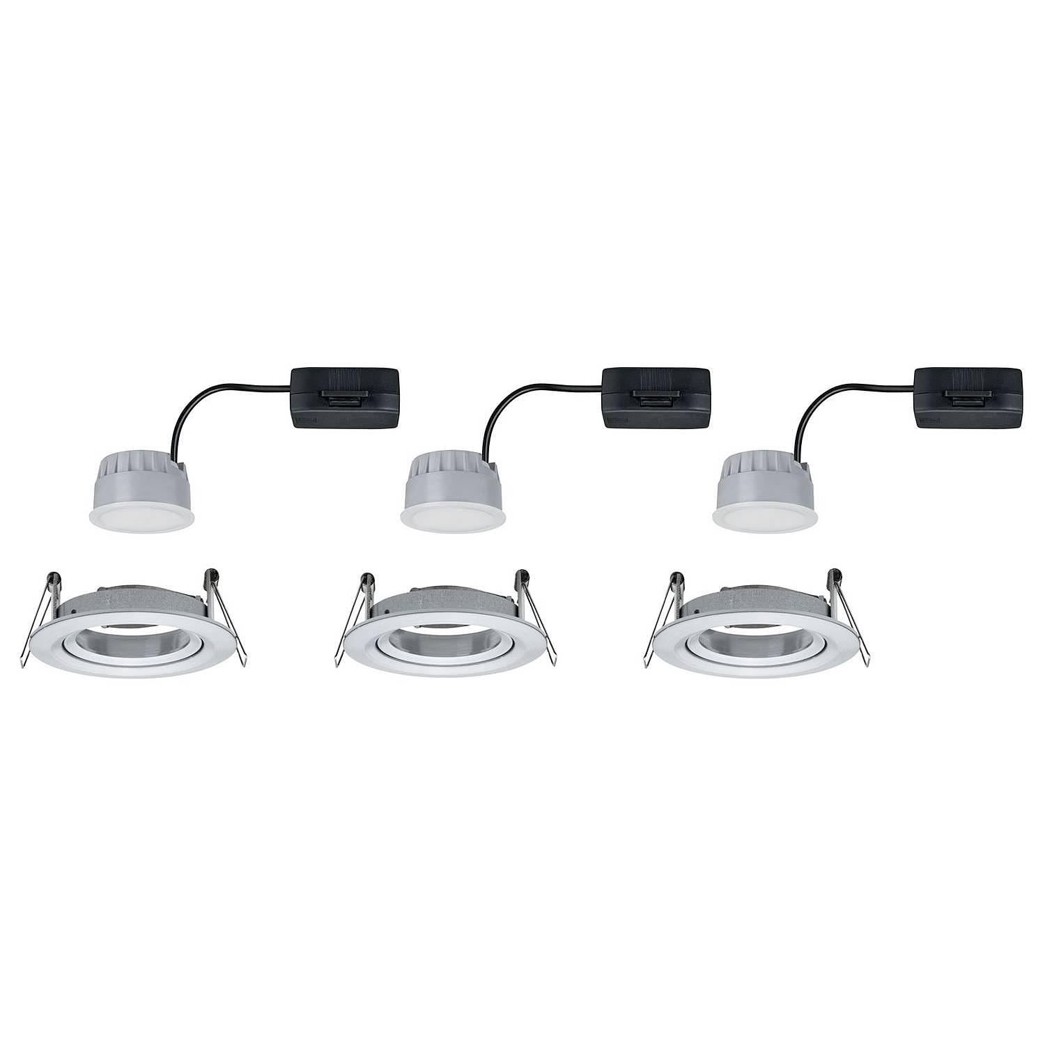LED-Einbauleuchte Nova VIII Silber 3