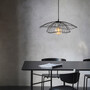 Modern pendant lamp with black metal struts 3