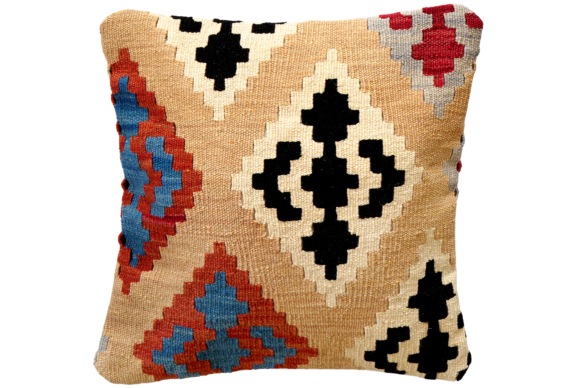 Kilim Kissenbezug Mehrfarbig 0