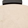 Palermo Runder Beistelltisch Marmorplatte Creme Schwarz 5