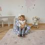 Kindersitzsack White Stars Grau Baumwollstoff 2