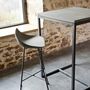 Perspective Bartisch Faserbeton Stahl Grau 6