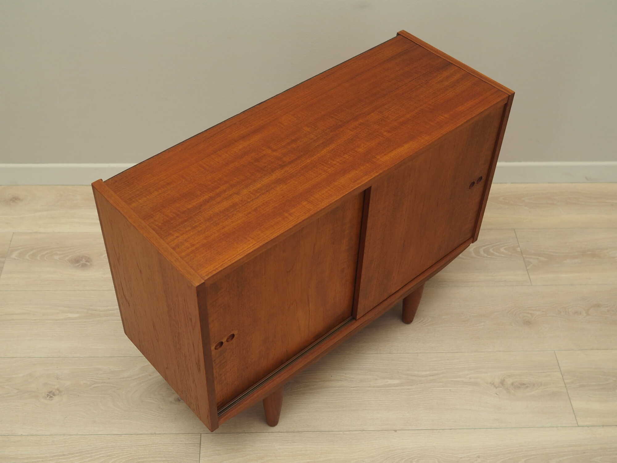 Vintage cabinet teak brown 1960s 6