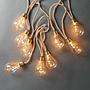LED-Lichterkette BULB LIGHTS IV Klarglas / Jute 10-flammig 3