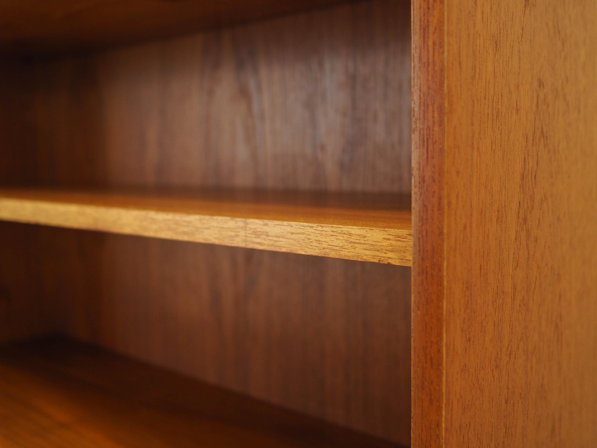 Teak bookcase 1970s 11