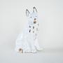 Dog figurine porcelain 1960s 3