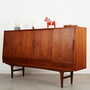 Highboard Teakholz Braun 1970er Jahre  3